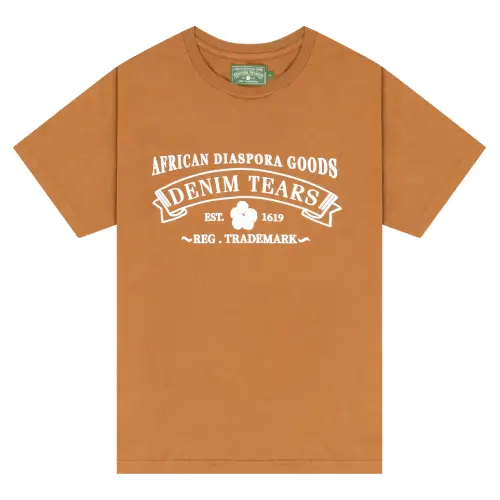 Denim Tears ADG T-Shirt Washed Brown