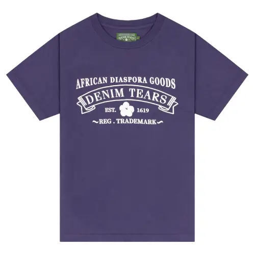 Denim Tears ADG T-Shirt Washed Purple