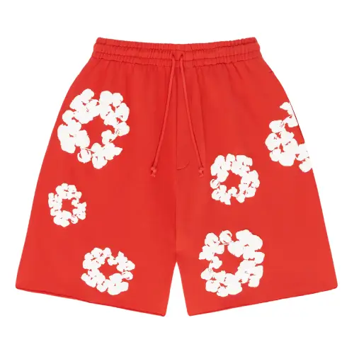 The Cotton Wreath Shorts Red